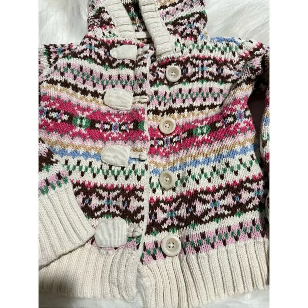 Genuine kids Oshkosh B’gosh hand knitted sweater 2t